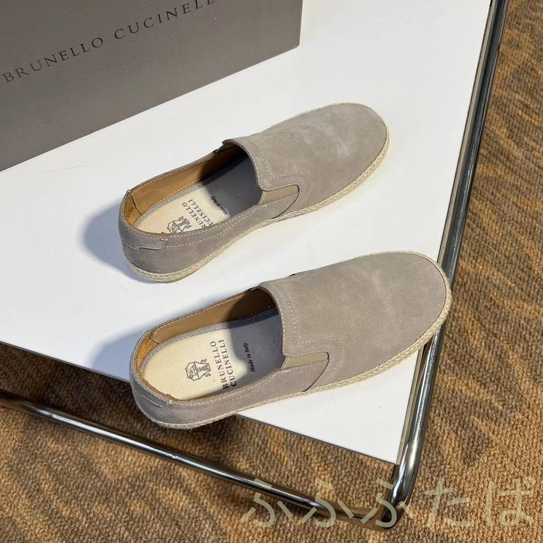 Brunello Cucinelli ブルネロクチネリ ローファー 羊革 靴 メンズ