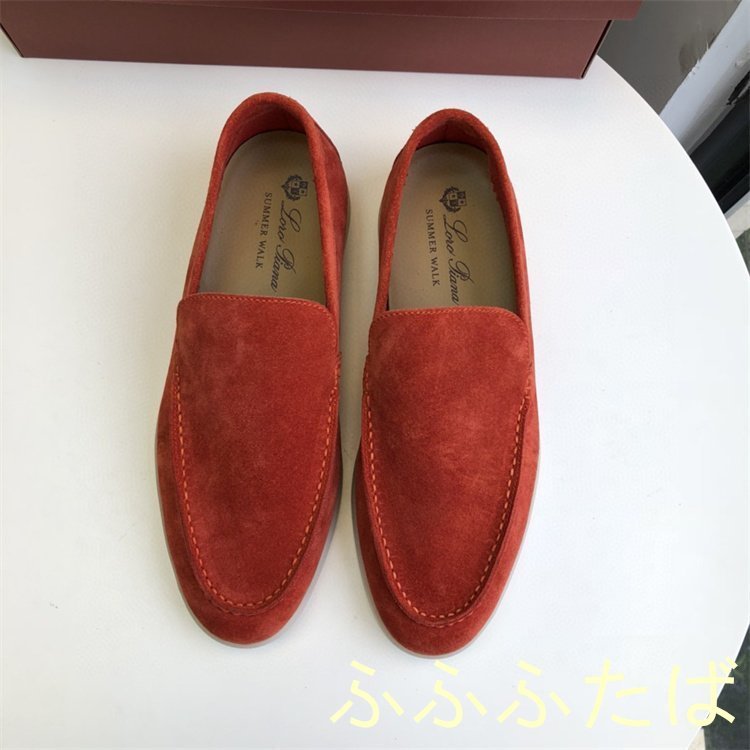最安値挑戦!】 美品 イタリア ロロピアーナ レザー メンズ シューズ