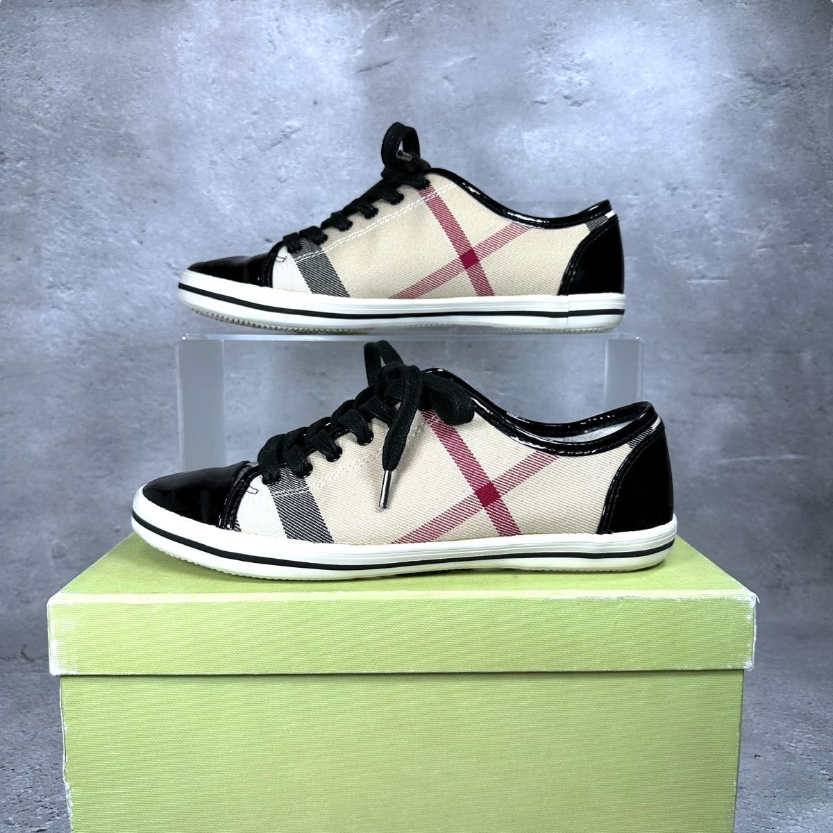 バーバリー/BURBERRY チェック スニーカー レディース | www