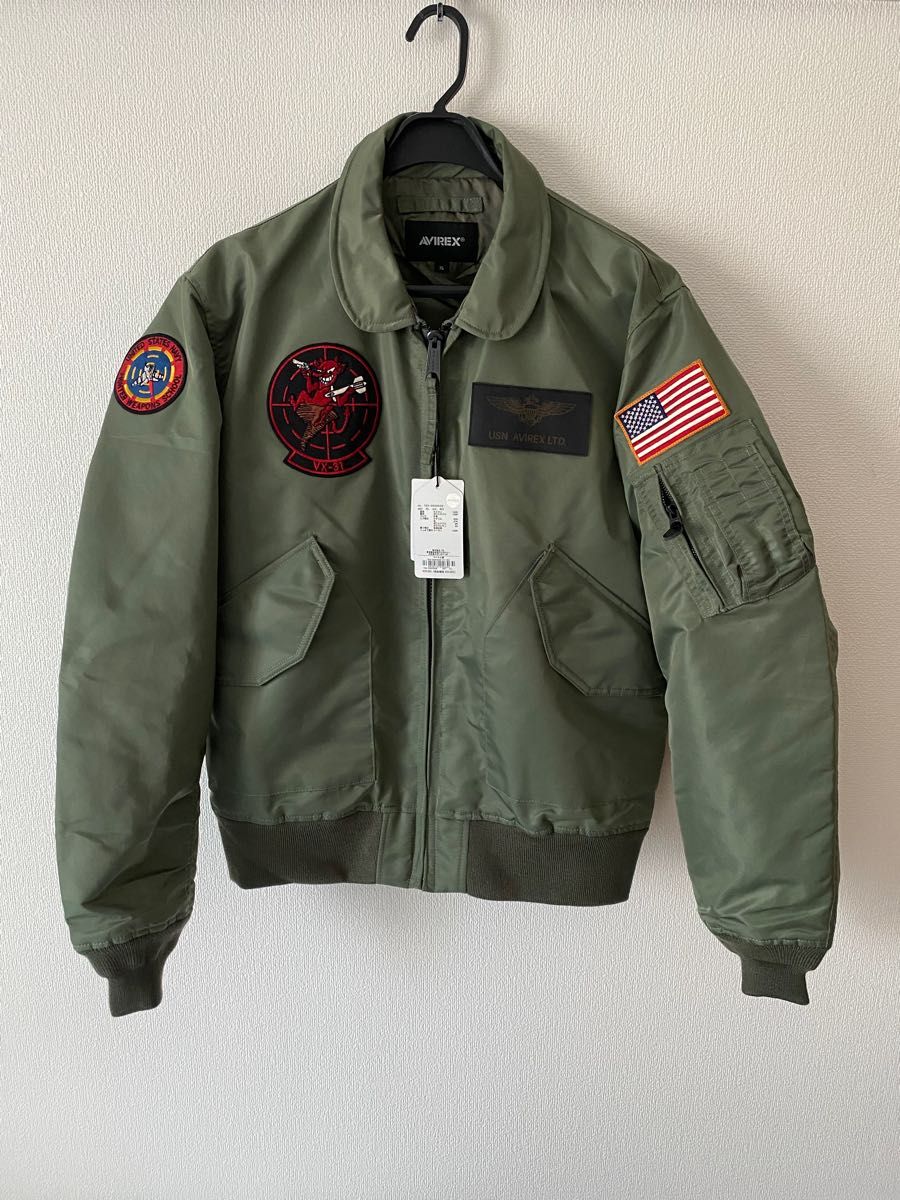 新品未使用【AVIREX】MA-1 CWU 36P VX-31 TOPGUN | noonanwaste.com