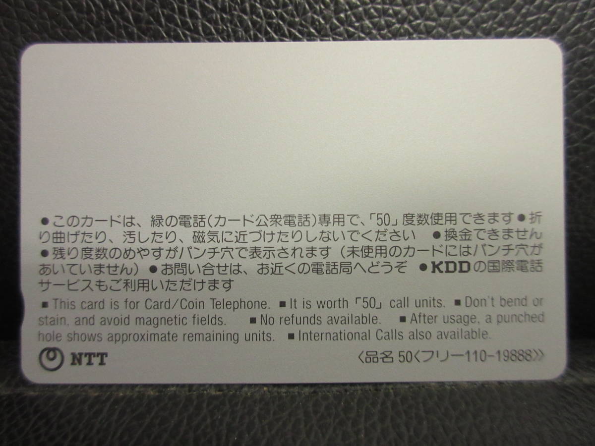 《テレカ》未使用 「Canon EOS 650：ビクトリア・ブリナー」キャノン カメラ 50度数×1枚 金券：テレホンカード_画像4