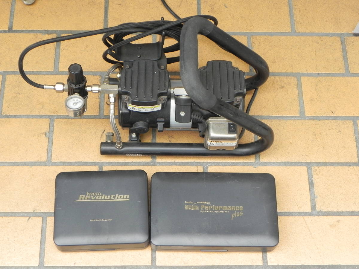 中古 * アネスト岩田 オイルフリーミニコンプレッサ : IS-925HT