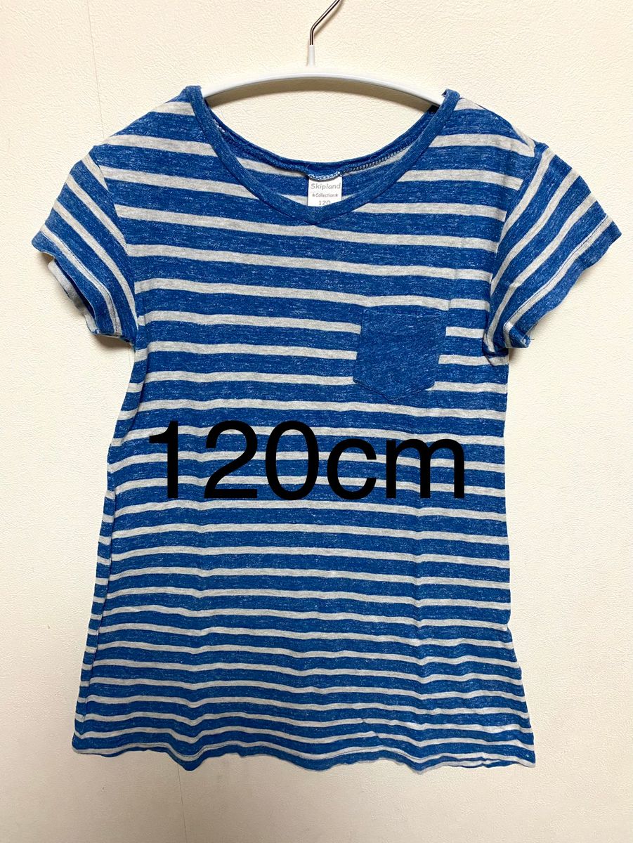 【値下げ中】 子供服　ボーダーワンピース　120cm  半袖 