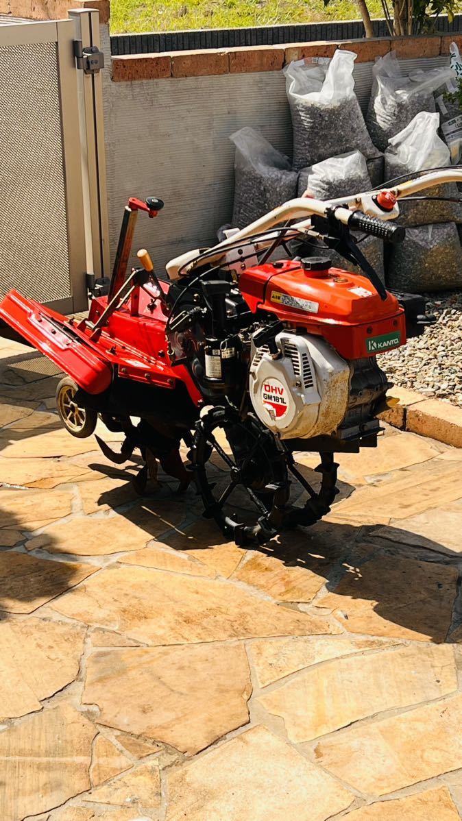 KANTO、三菱 管理機 HELPER-K65N、ネギ管理機 、最大4.5馬力、使用時間少、点確認濟
