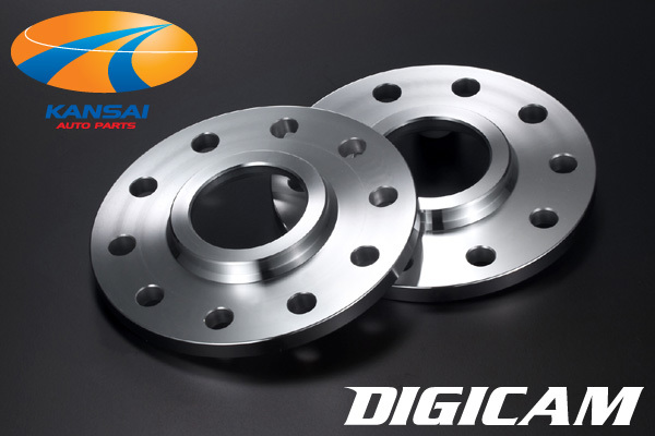 DIGICAM デジキャン 輸入車専用ワイドトレッドスペーサー PCD100/112 10H M14 15mm ハブ付き 店長おすすめ_画像1