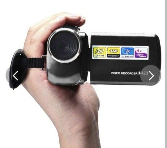 ZX-004 コンパクトビデオカメラ 2.0インチ ★1600万画素 小型 軽量 使いやすい 大切な場面を素早く撮影 ！保存 ！