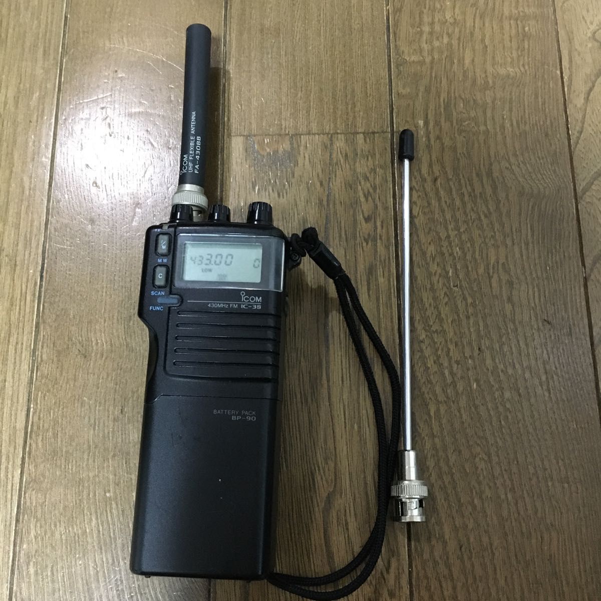 ICOM アイコム IC-3S 430MHz アマチュア ハンディー無線機 RX改 ICOM アイコム IC-3S 430MHz アマチュア ハンディー無線機 RX改