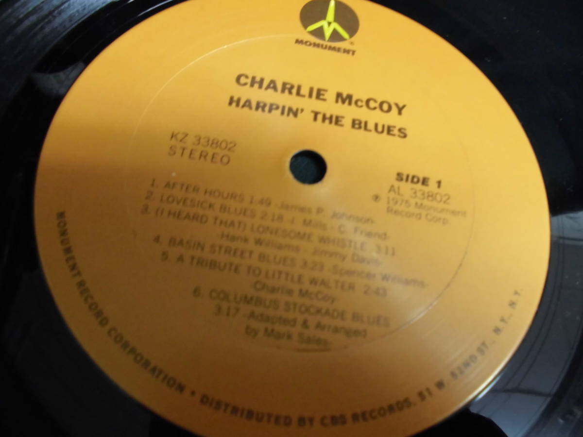 CHARLIE McCOYチャーリー・マッコイ/HARPIN' THE BLUES●LP_画像4