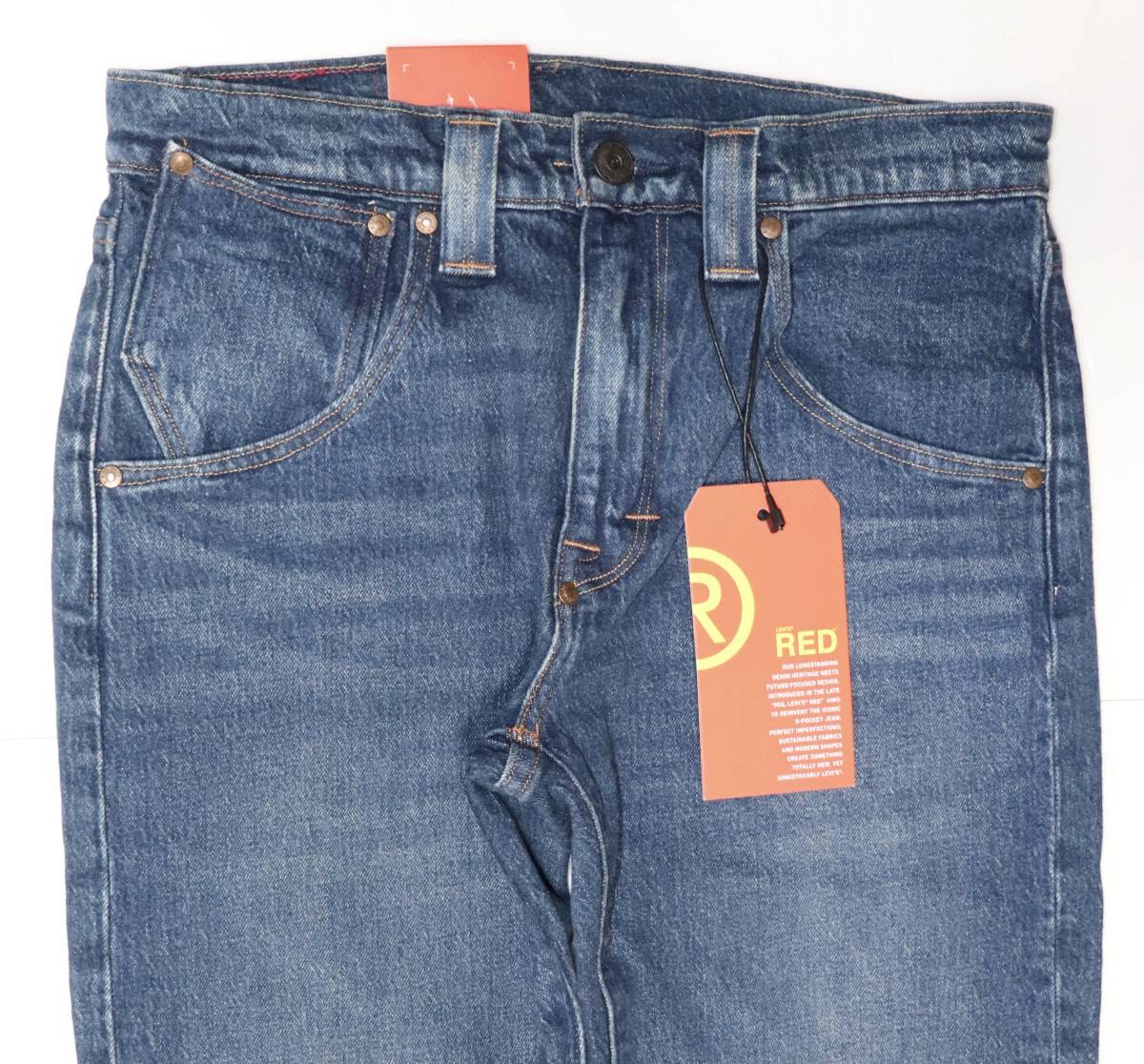 定価13000 新品リーバイス A2687-0001 W34 L32 Levi's Red LR 502 テーパー MISSISSIPPI RIVER BLUE インディゴ ストレッチデニム_画像4