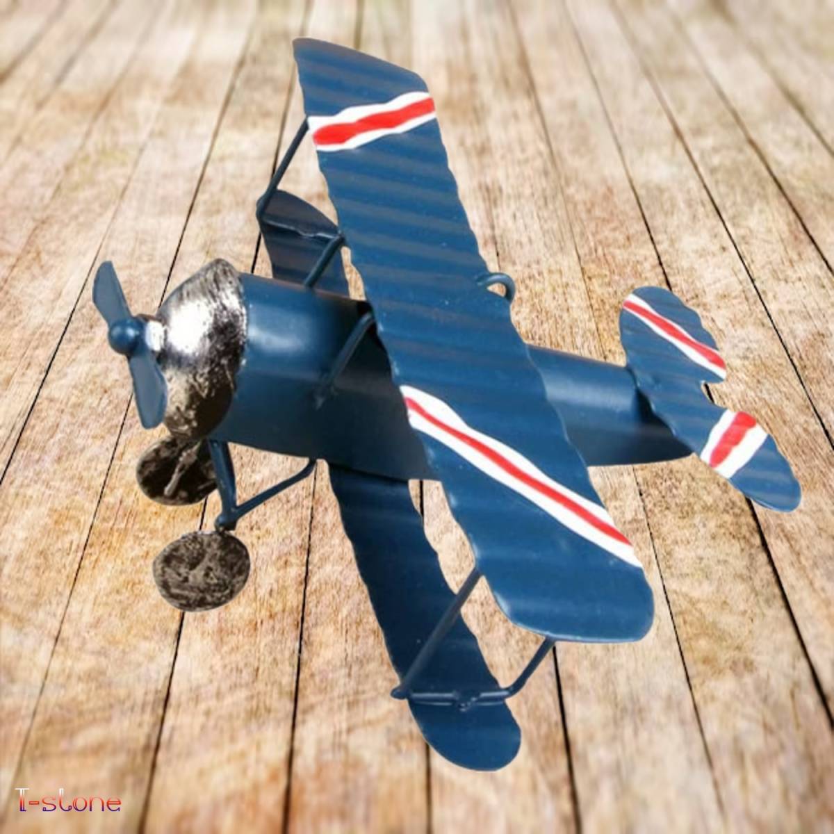  tin plate miniature . wing airplane air plain antique stylish interior ornament display retro equipment ornament Vintage atmosphere making 