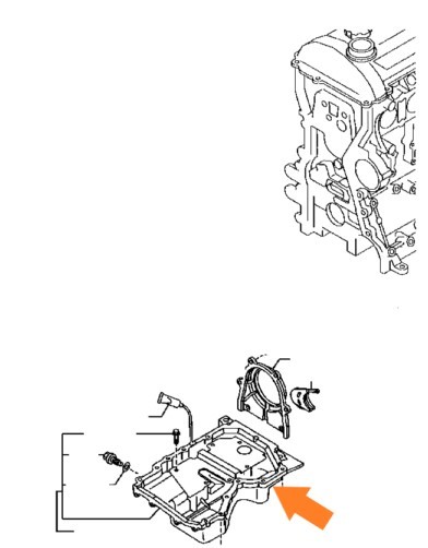 マツダ ロードスター NC NCEC 未使用 純正 2008/11 - オイルパン エンジン カバー M0015-2_画像2