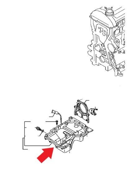 新品未使用 純正 マツダ ロードスター NC NCEC 2008/11 - オイルパン エンジン カバー M0015-1_画像2