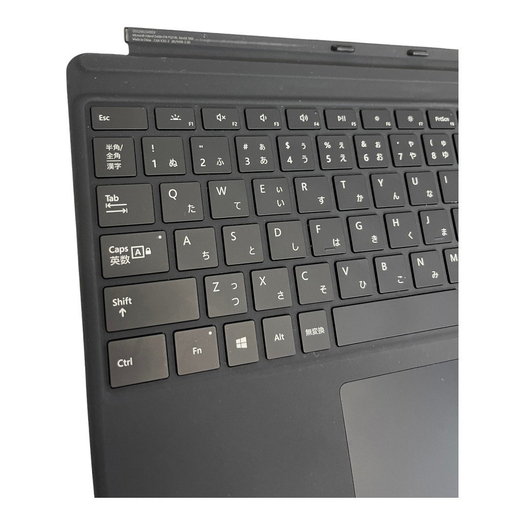 【中古品】Microsoft Surface Pro X キーボード ブラック QJW-00019 日本語キーボード配列 動作未確認 L40812RF_画像5