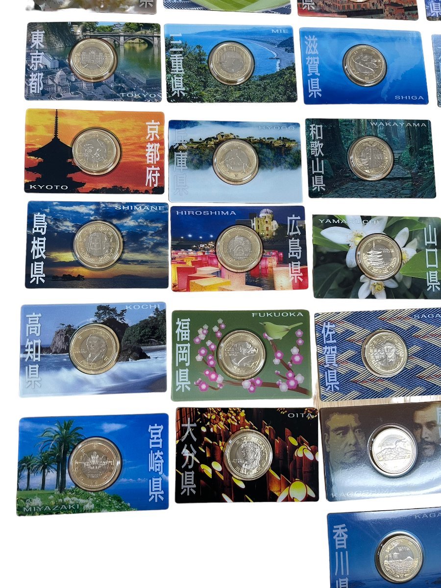 A27766RF 未使用 地方自治 記念硬貨 地方自治法施行60周年記念 500円
