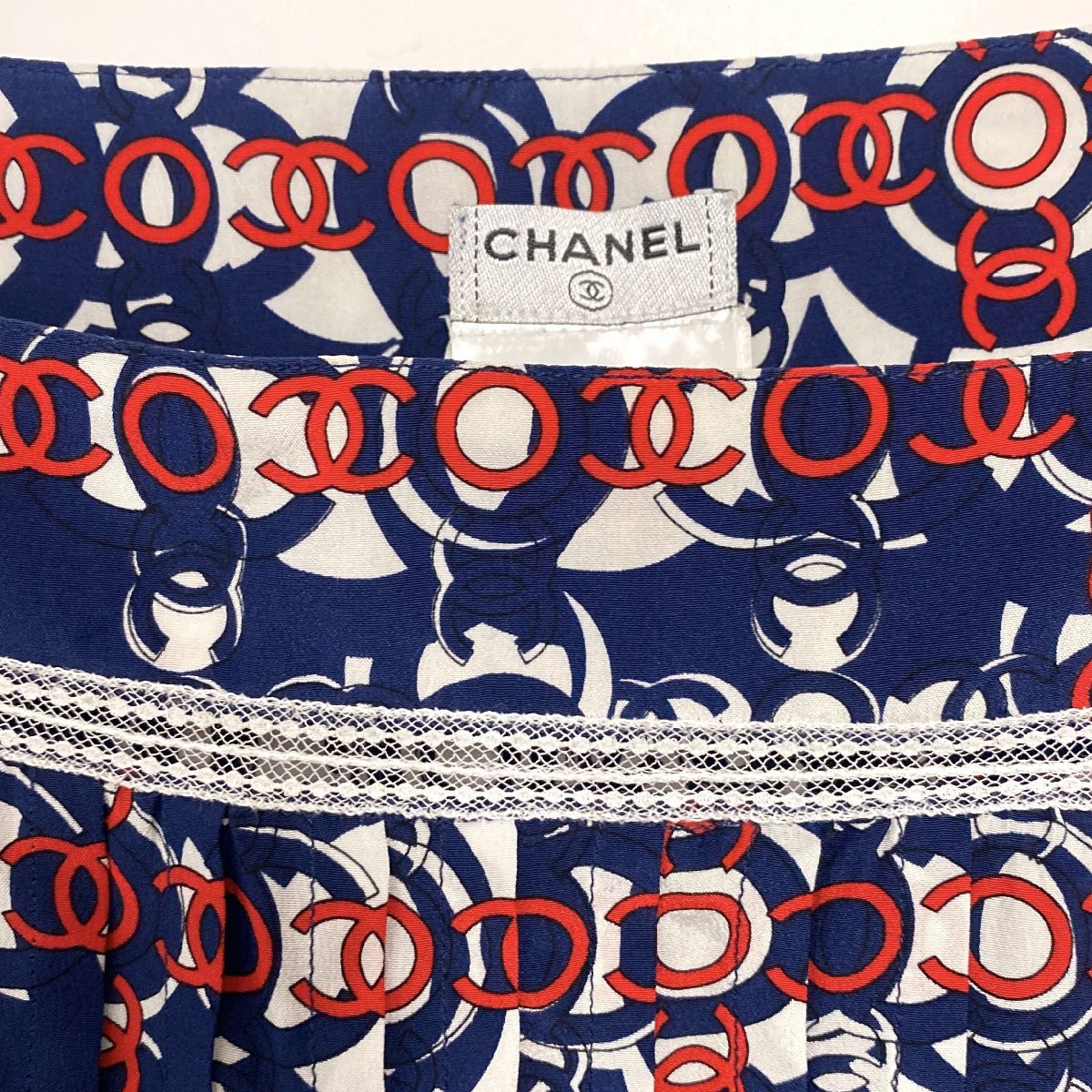 超美品*CHANEL シャネル シルクブラウス ココ visitversailles.org