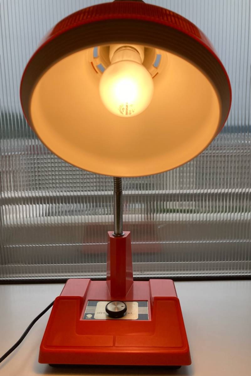 昭和レトロ ダイエーDaiei電気卓上スタンド(オレンジ) 照明