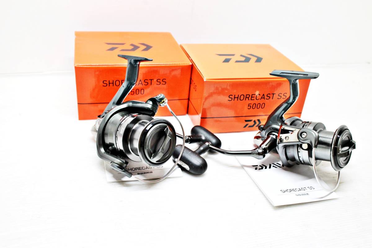 ★わりと美品！ DAIWA/ダイワ 18 ショアキャスト SS 4500/5000 2点セット！投げ釣り、ぶっこみ、大物、青物、泳がせ、ショアキャスティング_画像1