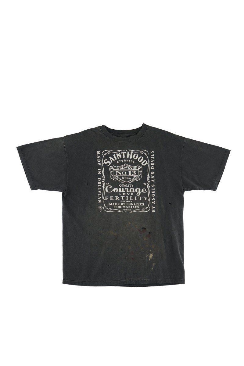 SAINT MICHAEL セントマイケル ネイバーフッド TEE SKULL-