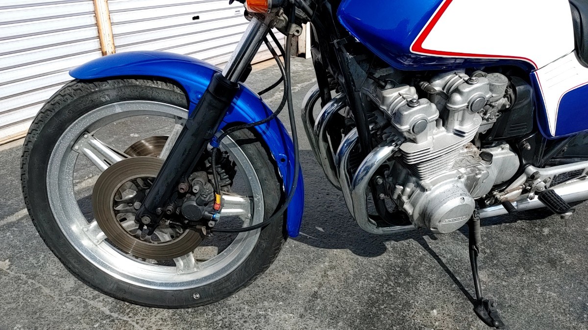 希少!レア! ホンダ CB750F RC04 書類有り 昭和55年 レストアベース エンジン始動確認済 バイク 旧車 會 会 福岡 絶版車 キャブレター HONDAの画像4