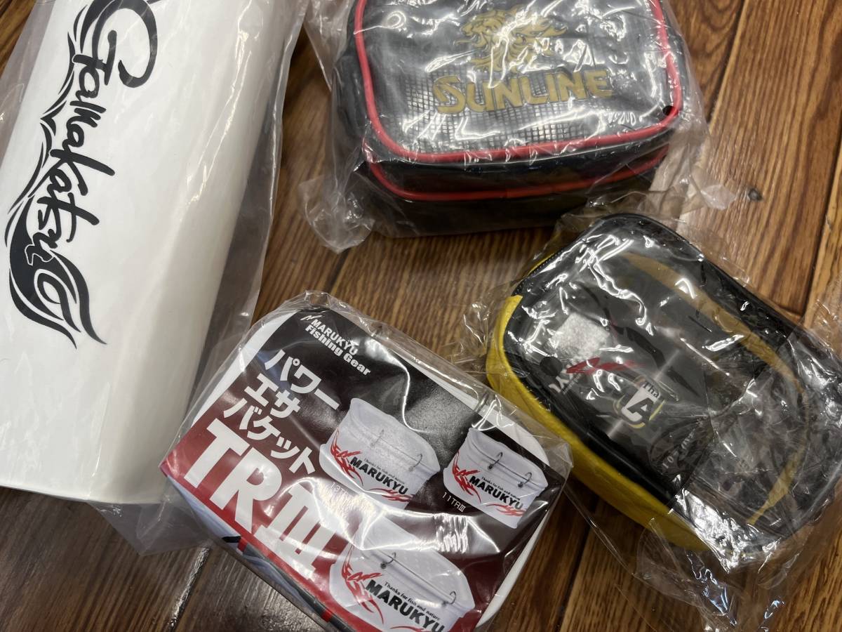 がまかつ、サンライン磯釣りセット 通販 磯バック3点セット、釣武者 サンライン がまかつ 磯釣り3点