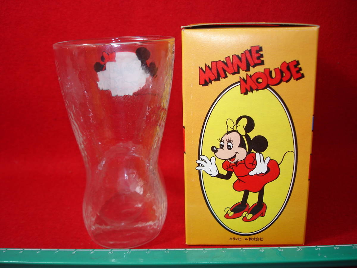 *[ замечательная вещь .]* времена предмет Showa Retro Mickey Mouse Minnie Mouse стекло ботинки gla лопата подставка для ручки жираф лимон редкий товар новый товар не продается 55 год 