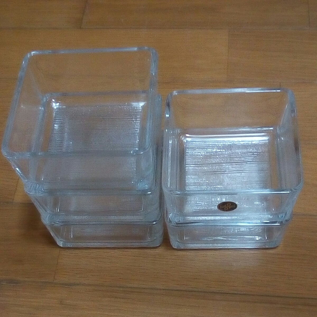 HOYA ガラス製スクエア器 5個★小鉢の画像4
