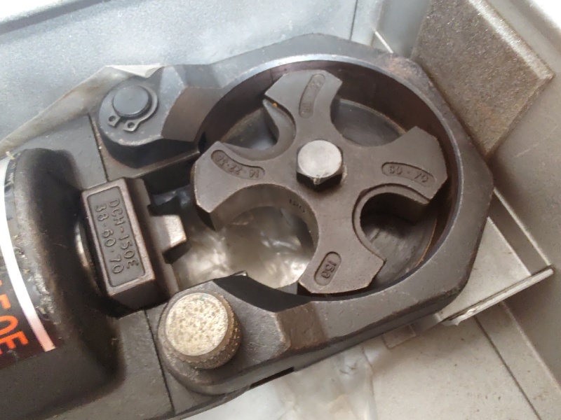 送料無料 DENSAN デンサン DCH-150E 油圧圧着工具