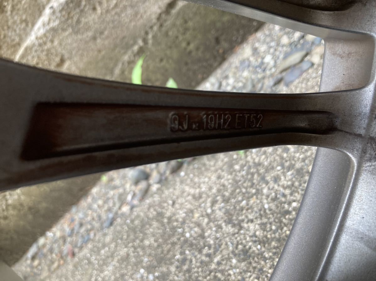 アウディ 純正ホイール 19インチ 9J+52 PCD 112 255/35r19 RS4 アウディ 純正ホイール 19インチ 9J+52 PCD 112 255/35r19 RS4