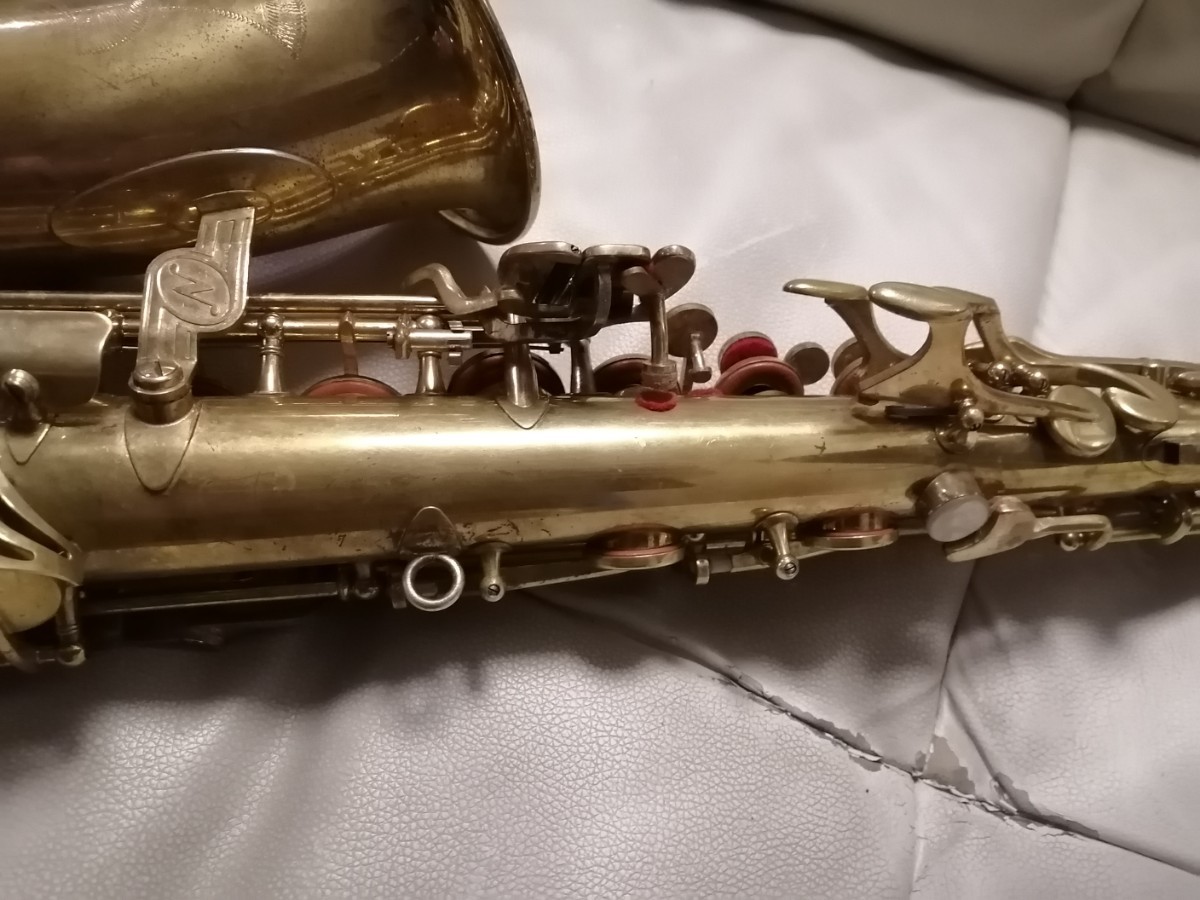 NIKKAN IMPERIALE アルトサックスノーラッカー全タンポ交換調整済み