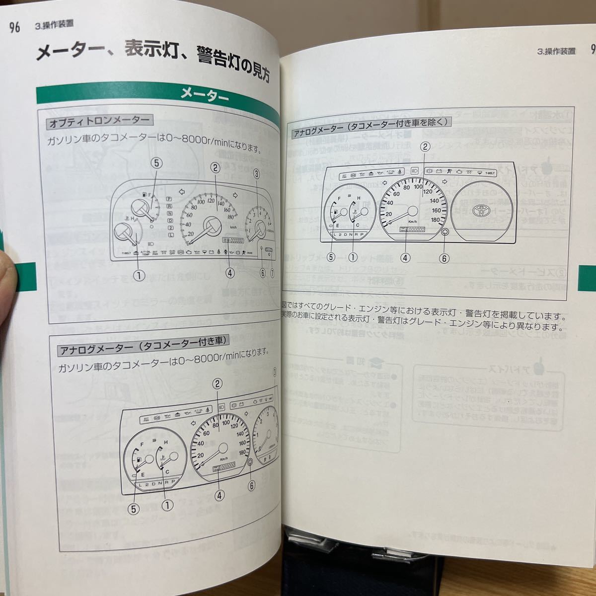 TOYOTA、ハイエースワゴン、トヨタ、取扱説明書 、HIACE WAGONトリセツ、取説、管理325_画像7