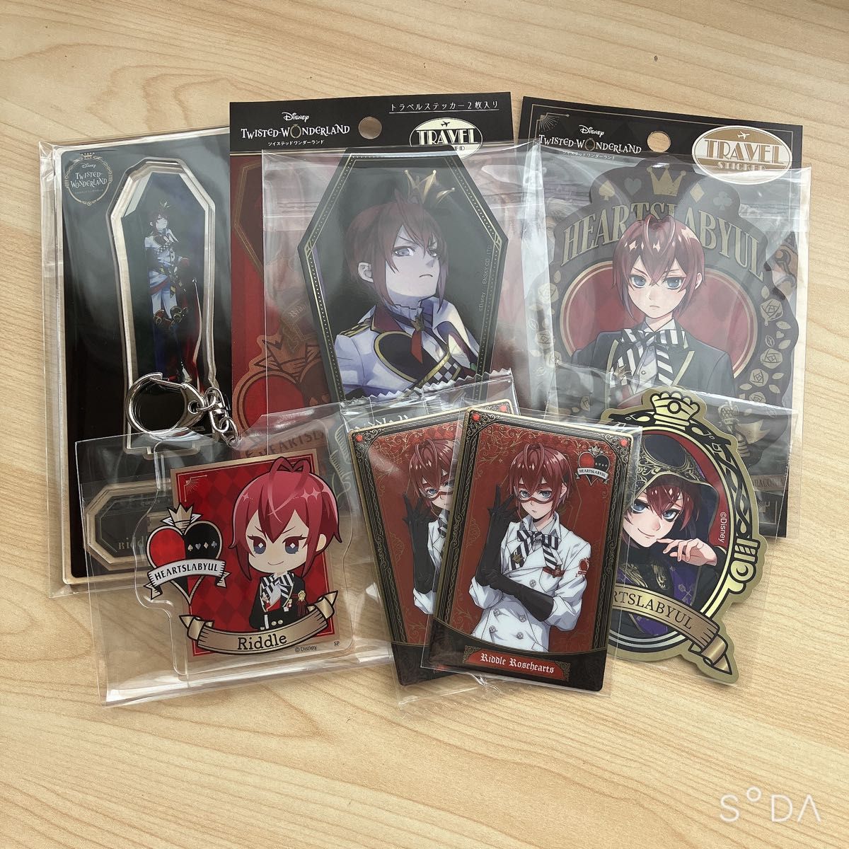 アクリルスタンド アクスタ アクリルキーホルダー アクキー ステッカー カード ツイステッドワンダーランド リドル・ローズハート
