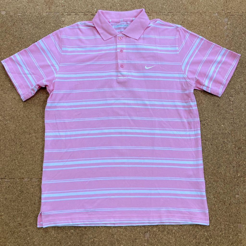 Nike nike polo рубашка гольф носить рубашку с коротким рукавом гольф гольф гольф L с размером мужской розовый короткий рукав