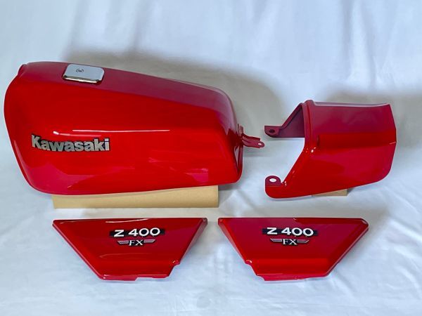 3セット!カワサキ Z400FX 外装セット(外装一式) アカ リプロ品 Z400J