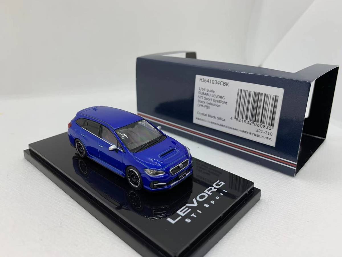 ホビージャパン 1/64 スバル Hobby Japan SUBARU LEVORG STI SPORT (VM-F型) 青 HJ641034CBK J04-R-403_画像4