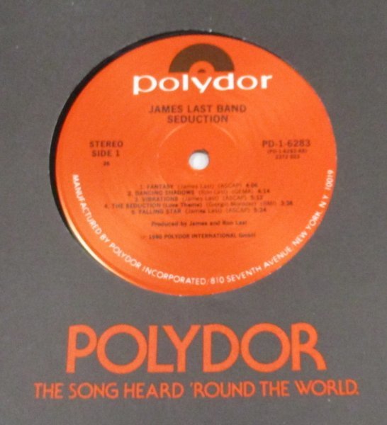 ☆プロ野球ニュース 今日のホームラン☆ James Last Band Seduction [ US ORIG Polydor PD-1-6283] Vibrations 収録_画像3