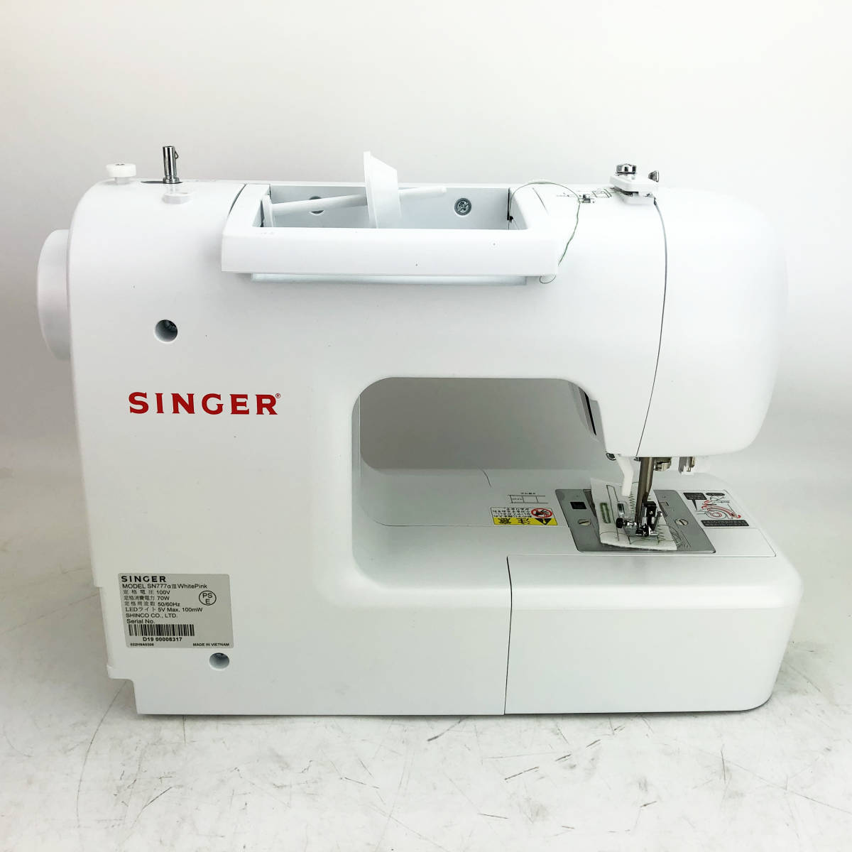 美品】シンガー singer CPUミシン 文字縫い SN-777αⅢ-