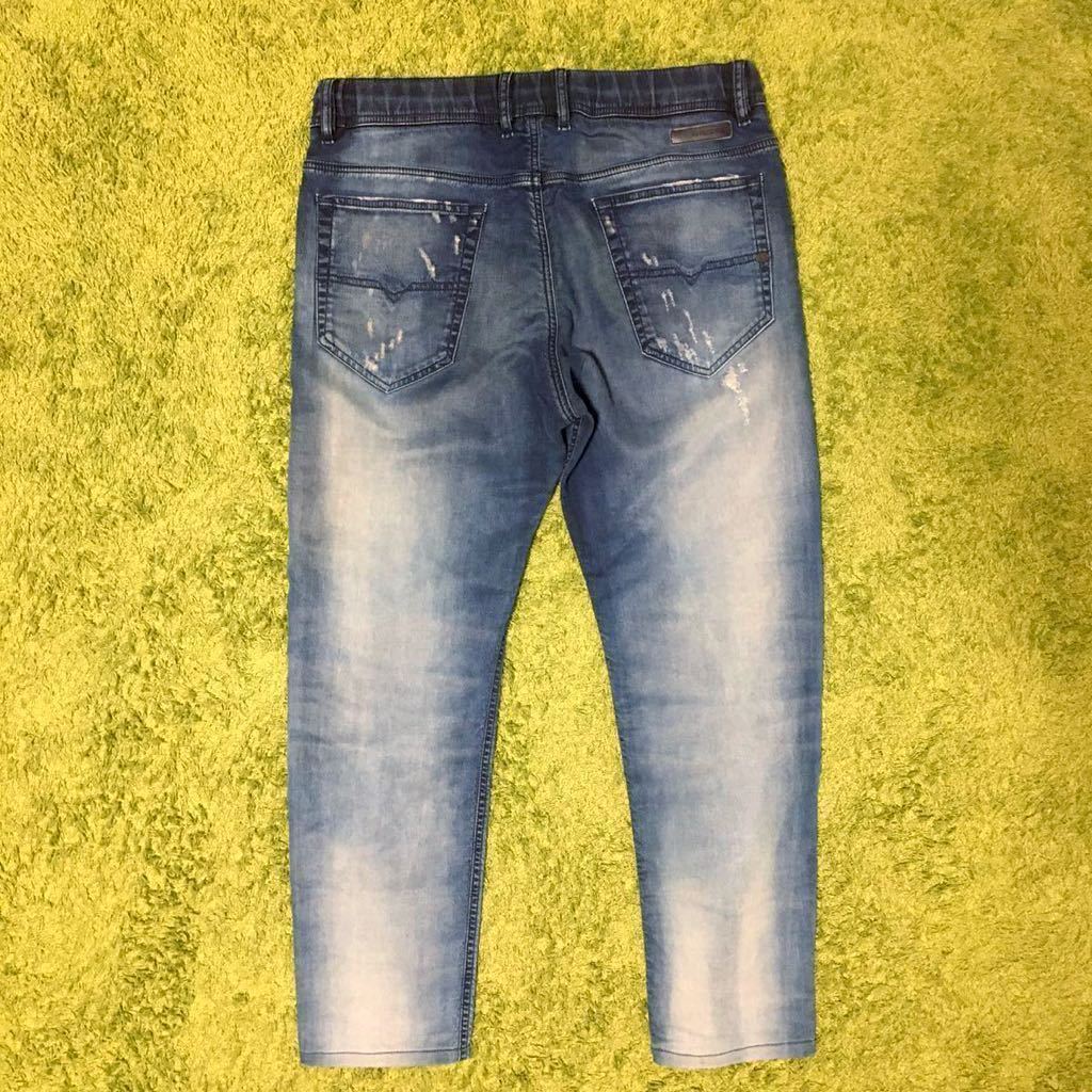 お待たせ! 定価10 美品 ディーゼル オールレザー 5ポケット パンツ