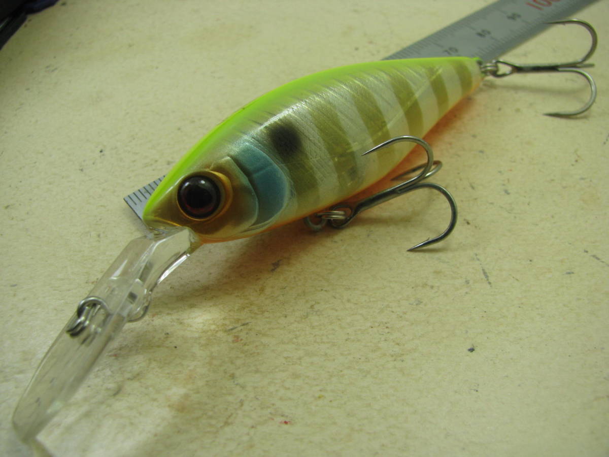 加藤誠司 ジャッカル チャブル65MR チャートギル 汗 Jackall Chubble CrankBait MediumRunner_画像1