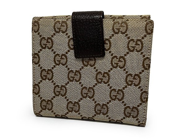 GUCCI/グッチ 120932 3661 GGキャンバス 二つ折り財布 ウォレット