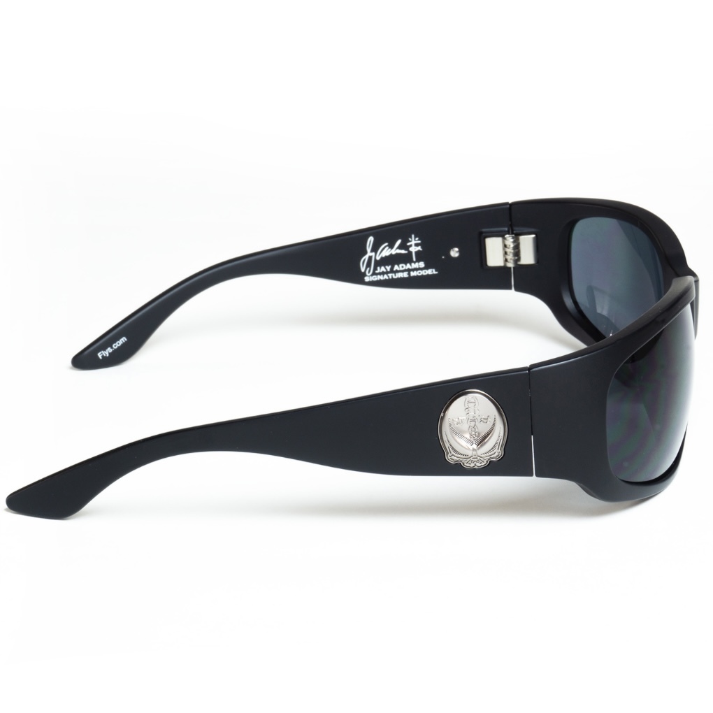 爆買い! (POL) POLARIZED GREY BLACK/ Matt FLY SKATER サングラス