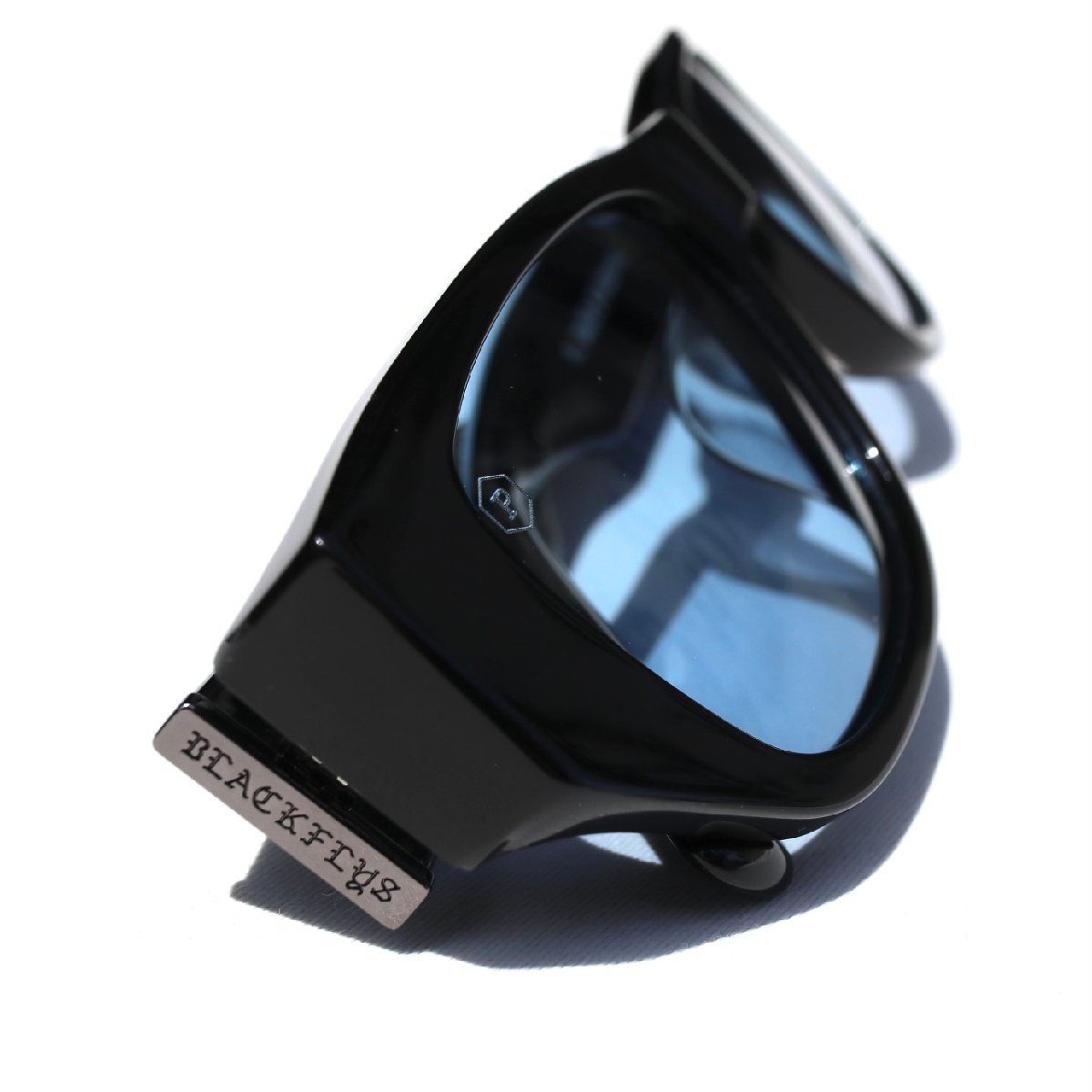  поляризованный свет голубой линзы Black Fly FLY DUSTER солнцезащитные очки BLACK/Lt.BLUE(POL) BlackFlys