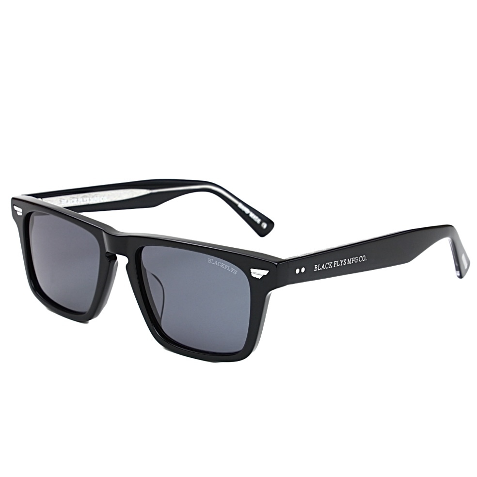  polarized light gray lens Black Fly FLY HUNTER sunglasses BLACK/GREY(POL) BlackFlys