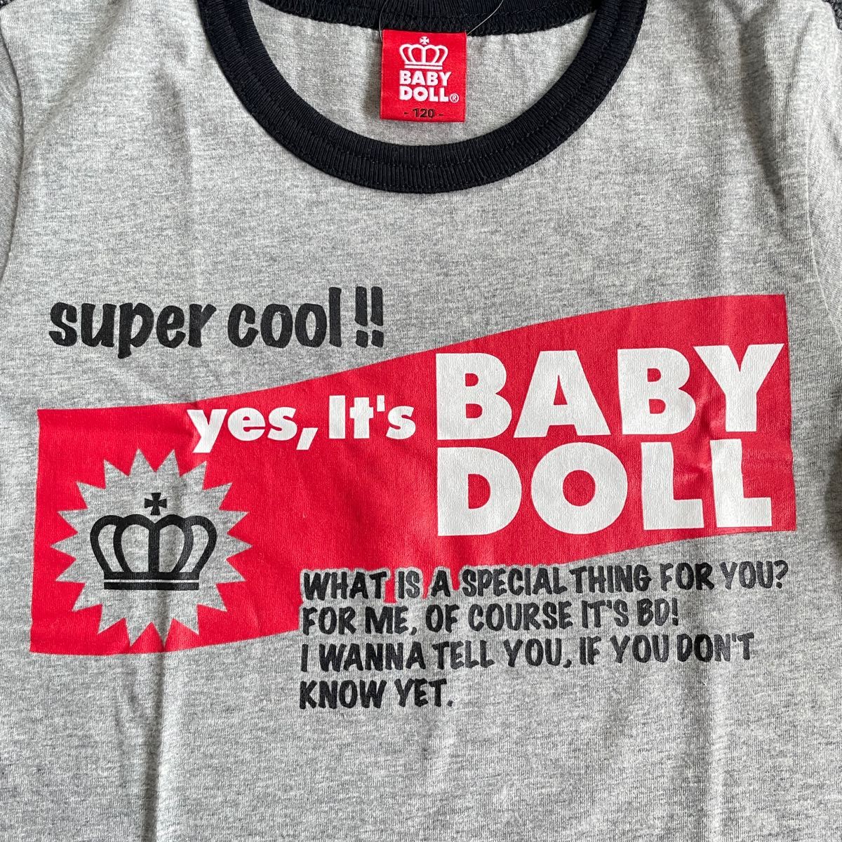 BABYDOLL 半袖Tシャツ