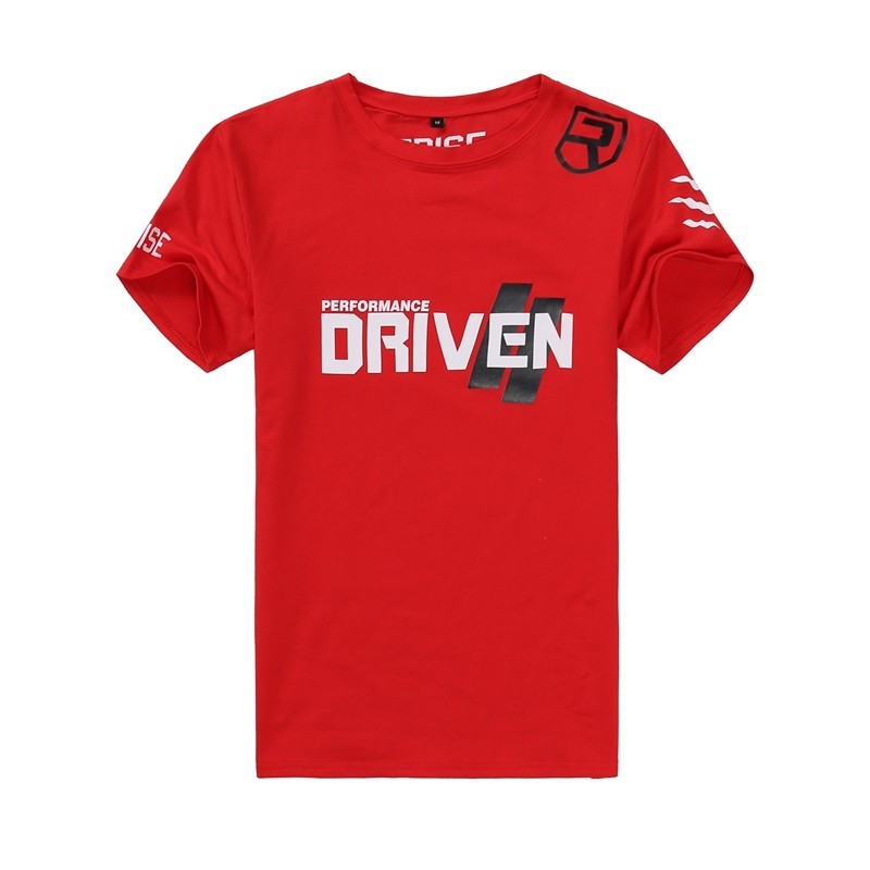 ☆SALE☆【送料無料】RISE Tシャツ DRIVEN 赤 Lサイズ☆_Red