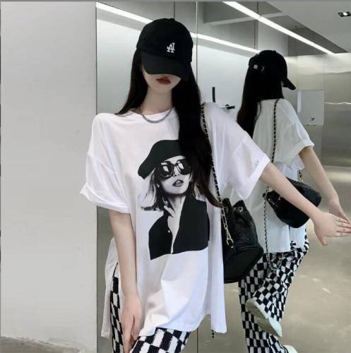 半袖Tシャツ 大きいサイズ 韓国ファッション レディース ホワイト 3XL