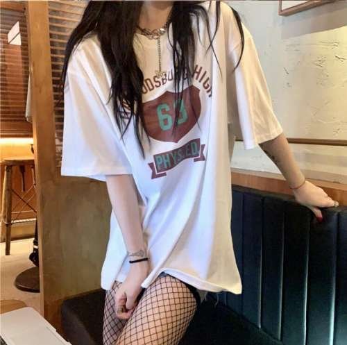 半袖Tシャツ 韓国ファッション レディース ブラック XL