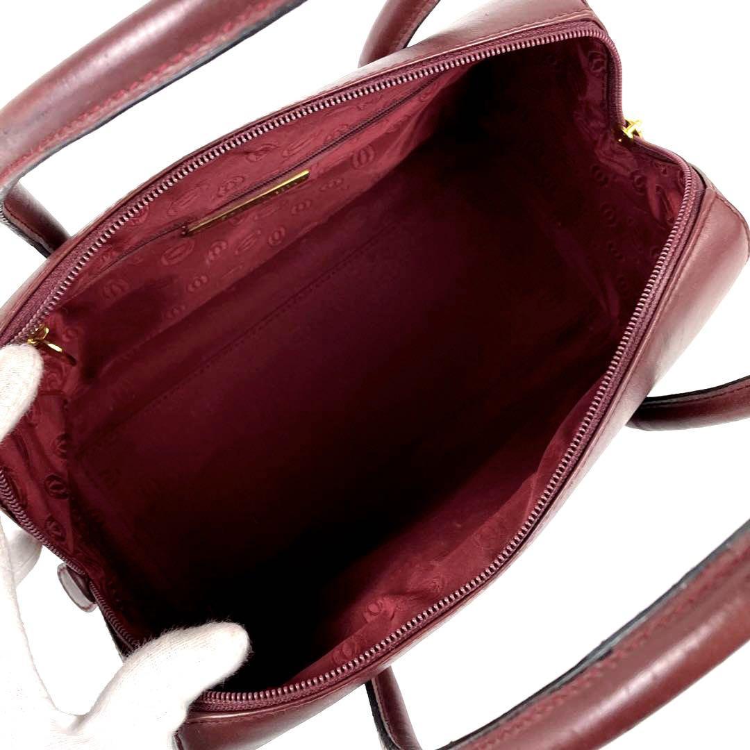 美品】Cartier カルティエ マストライン ハンドバッグ ミニボストン