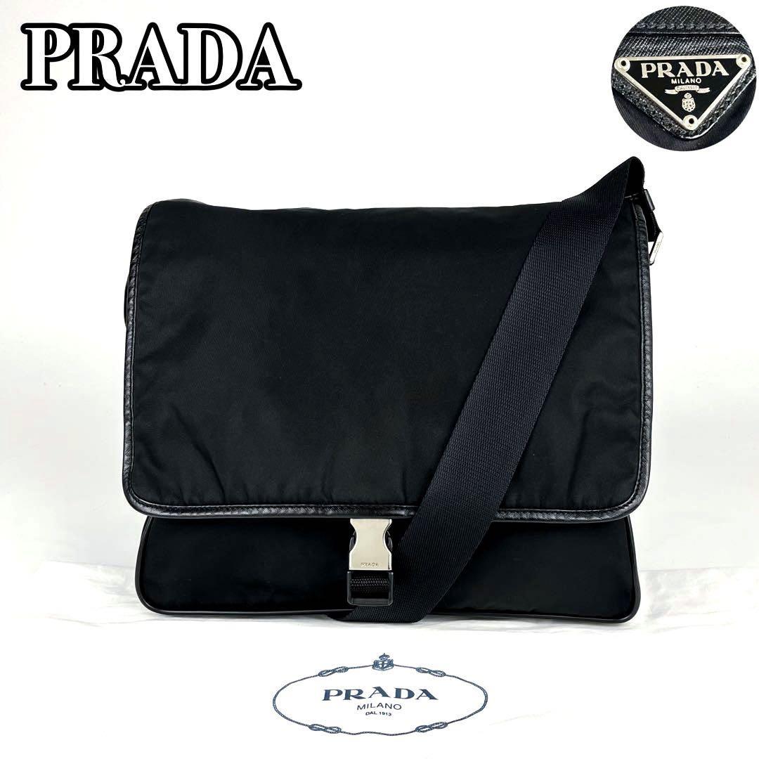 極美品】PRADA プラダ ショルダーバッグ メッセンジャー カメラバッグ