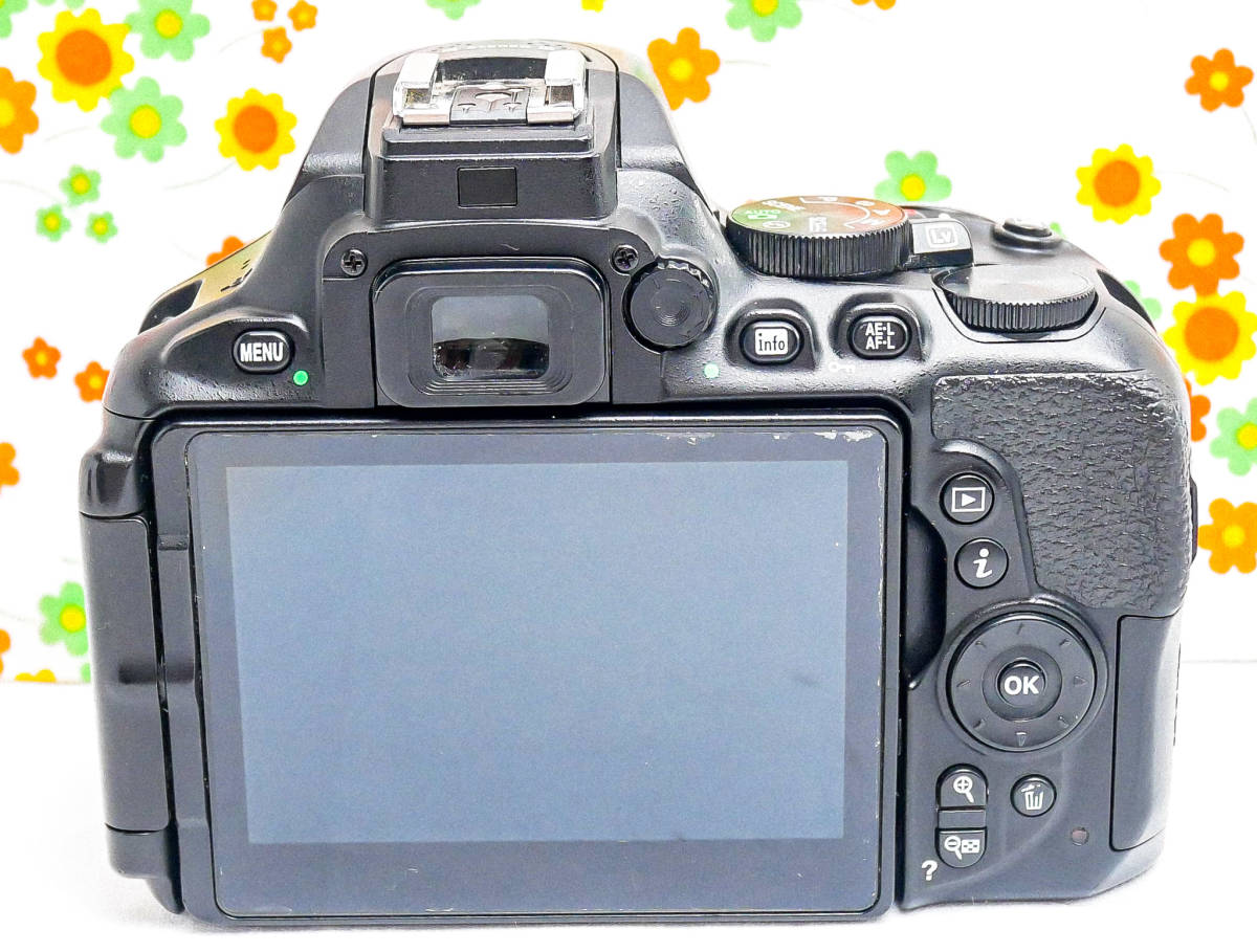 大人気! ❤️Nikon ニコン D5600❤️タッチ バリアングル液晶❤️Wi-Fi