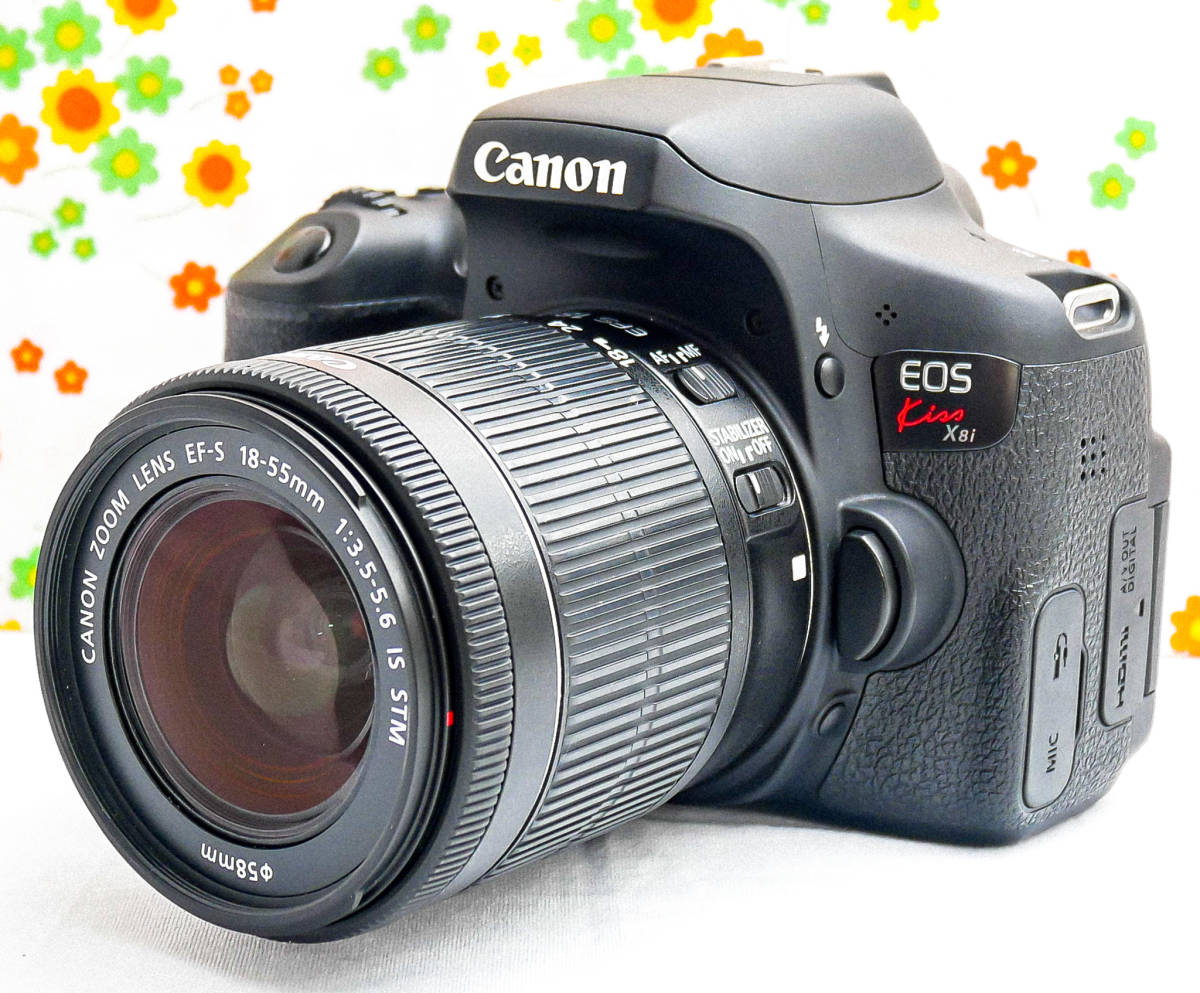 美品 キャノン Canon EOS KISS X8i☆高機能満載!☆WIFI搭載